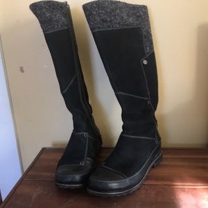 North face, waterproof, insulated tall boots